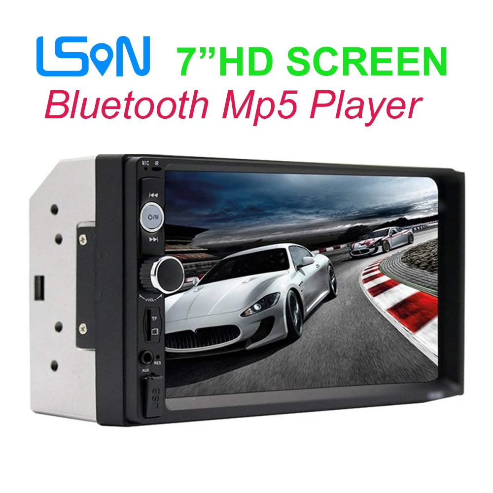 Новый 7 &quot2 Din сенсорный экран автомобиля MP5 плеер Bluetooth Стерео FM радио USB/TF AUX