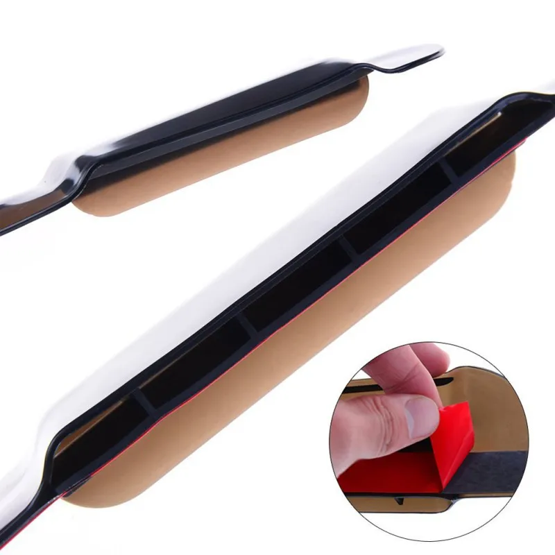 2 шт. Универсальные гибкие лезвия из ПВХ для автомобильного зеркала заднего