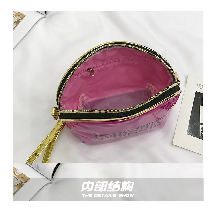 Женская спортивная сумка ручной работы с буквенным принтом косметичка для