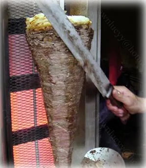 Газовый Донер кебаб машина из нержавеющей стали Машина для приготовления