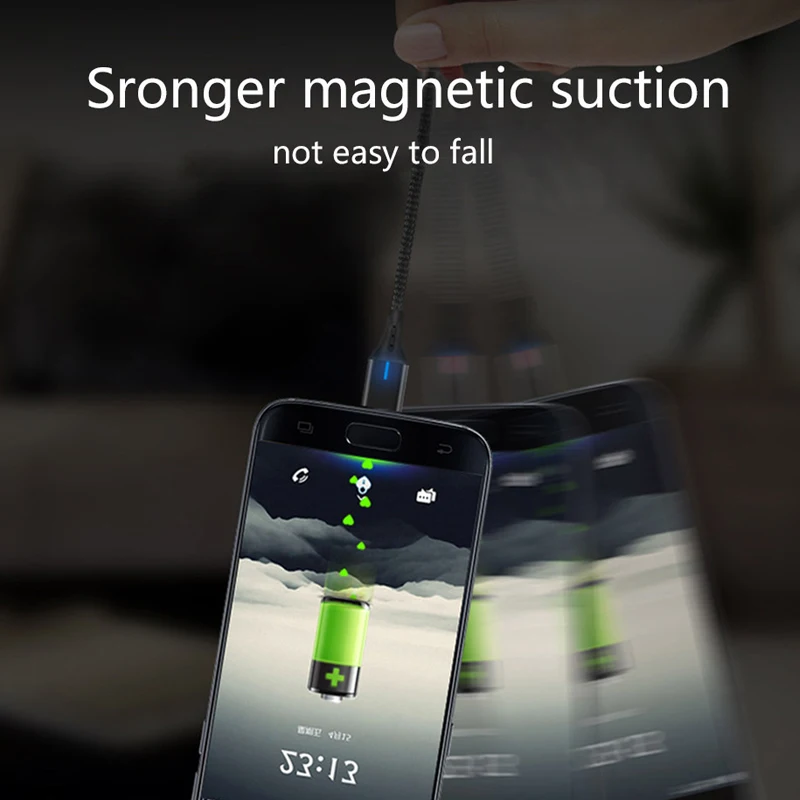 OUSU 5A супер зарядный Магнитный кабель для huawei p30 pro p20 lite USB Type C mate 20 10 9 manyetik sarj
