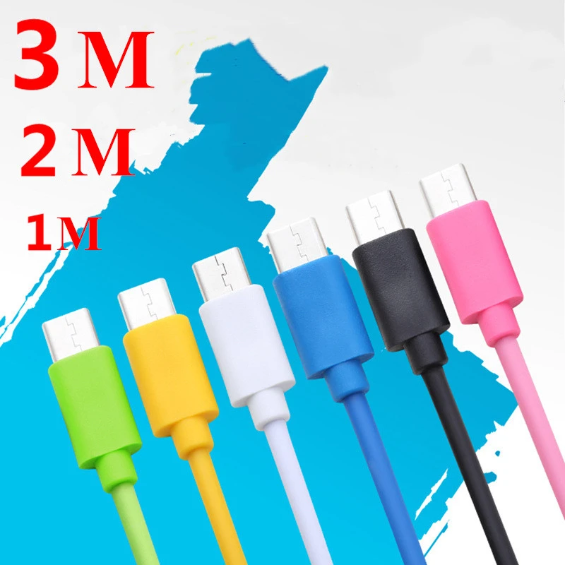 1 м 2 3 usb type C кабель для быстрой зарядки c передачи данных зарядное устройство samsung