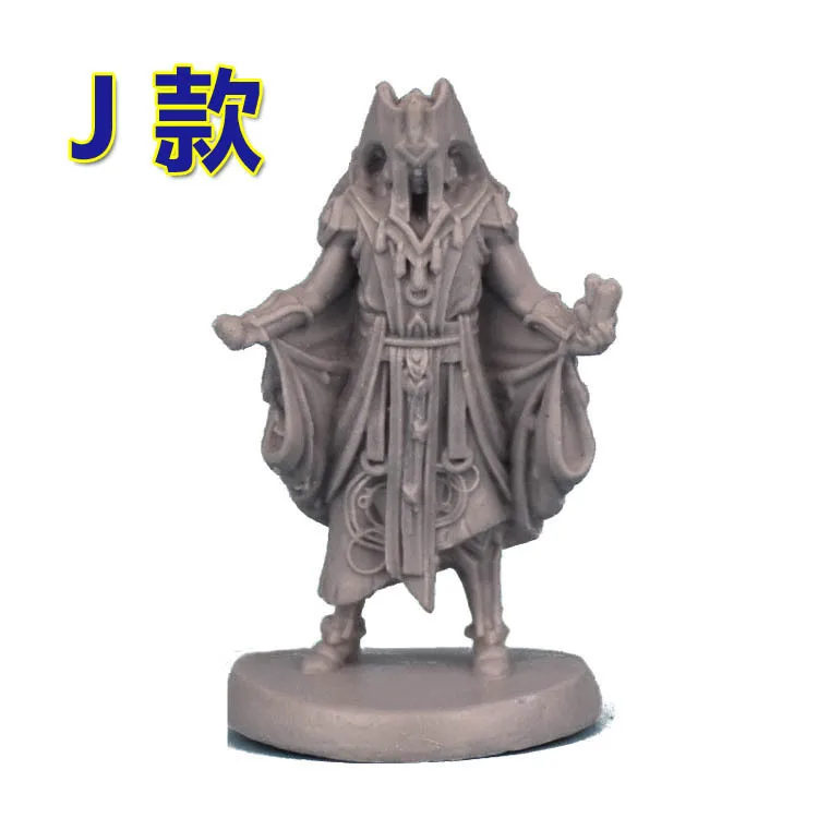 J Литье смолы Волшебная настольная игра шахматы модель Mysthea Кристалл мир настольная игра шахматы - Цвет: J