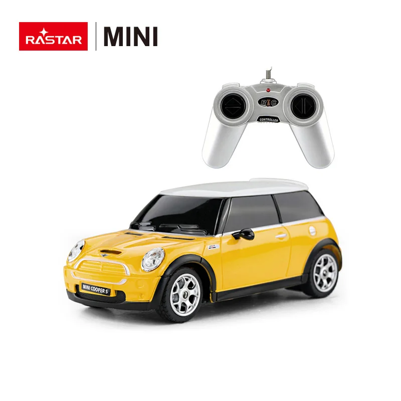 Rastar лицензированный Детский Электрический автомобиль мини rc 1:24 mini cooper s с