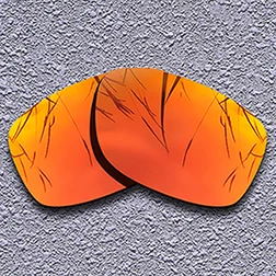 Fire Red Поляризованные Сменные линзы для солнцезащитных очков Окли Юпитер квадратные солнечные очки-несколько вариантов - Цвет линз: Fire Red
