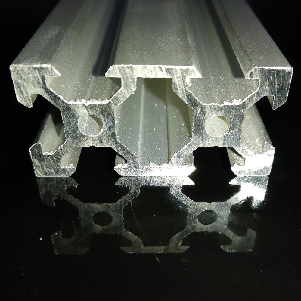 

Industrial CNC 3D Print Machine Workbench Linear Rail Aluminum Profile Extrusion V slot 2040 series silver colour