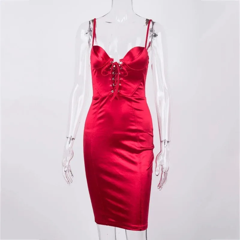 Новинка шикарное сексуальное платье на шнуровке женский летний бюстгальтер с