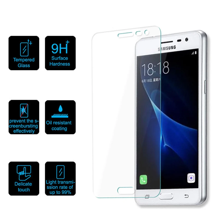 Защитное стекло закаленное для Samsung j3 j5 j7 pro j8 3 6 4 7 prime 2018 | Мобильные телефоны и