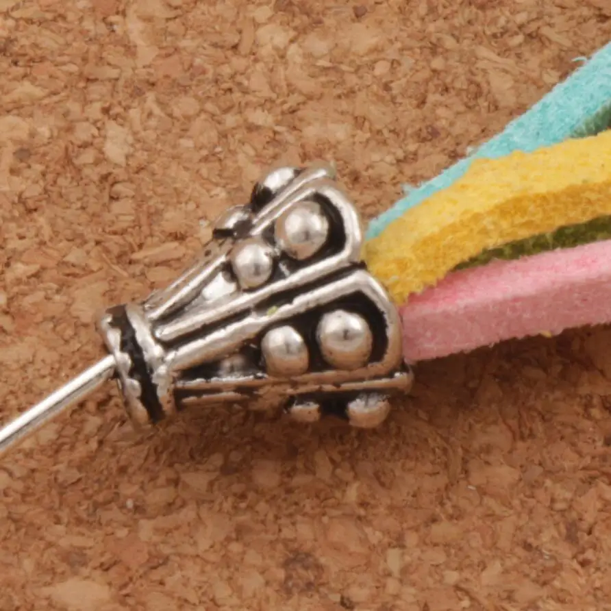 Коническая крышка в горошек s Крышка для бусин фурнитура ювелирных изделий