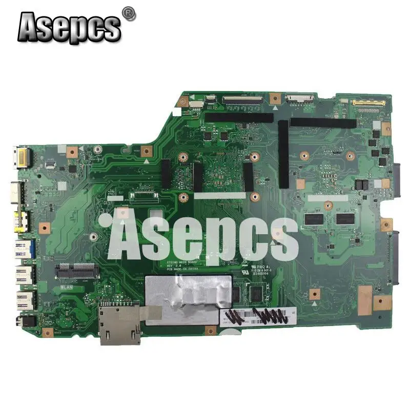 Asepcs X751MD с N3530 Процессор GeForce GT820M 2 Гб Материнская плата ASUS K751M X751MA R752M ноутбука 100%
