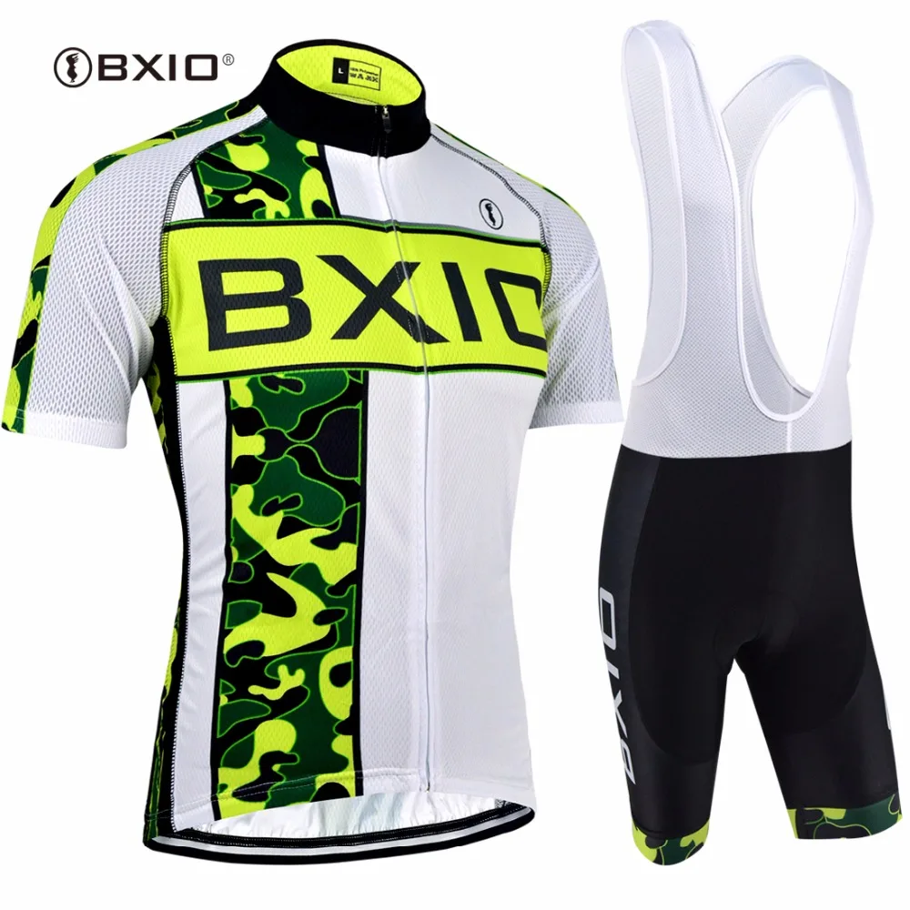 BXIO Лето Велоспорт Джерси Высокое качество Бесшовные сшивание с короткими