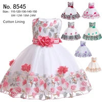 free shipping cotton lining 3 10 years kids party dress 2019 new arrival pageant girl dresses lace patchwork children prom gowns