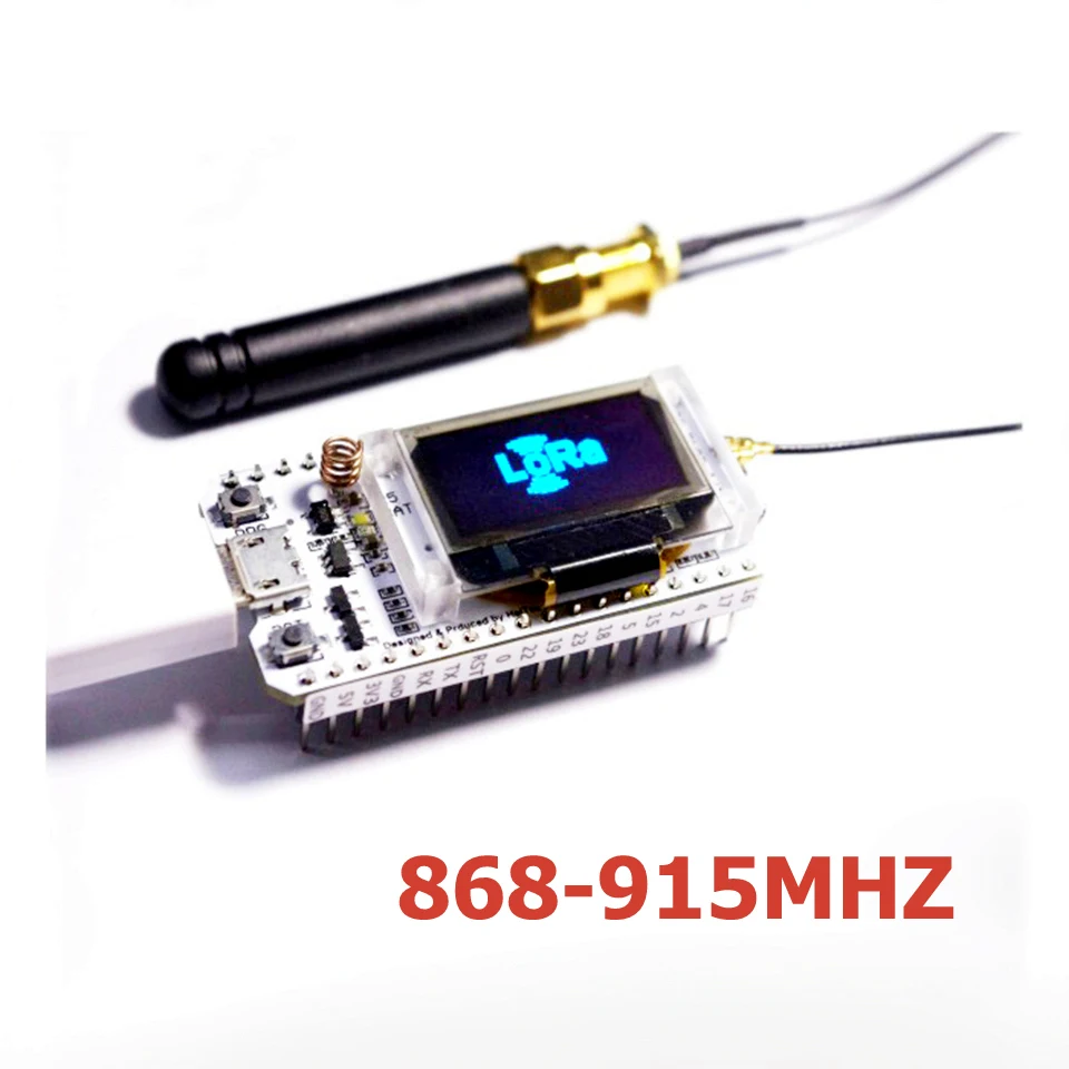5 шт. 868 МГц/915 МГц LoRa ESP32 синий oled Wifi SX1276 модуль IOT макетная плата с антенной для Arduino электронный diy комплект