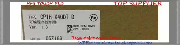 CP1H-X40DT-D 24 DI 16 DO Transistor PLC Programmable Logic Controller Module New Original
CP1H-X40DT-D 24 DI 16 DO Transistor PLC Programmable Logic Controller Module New Original
