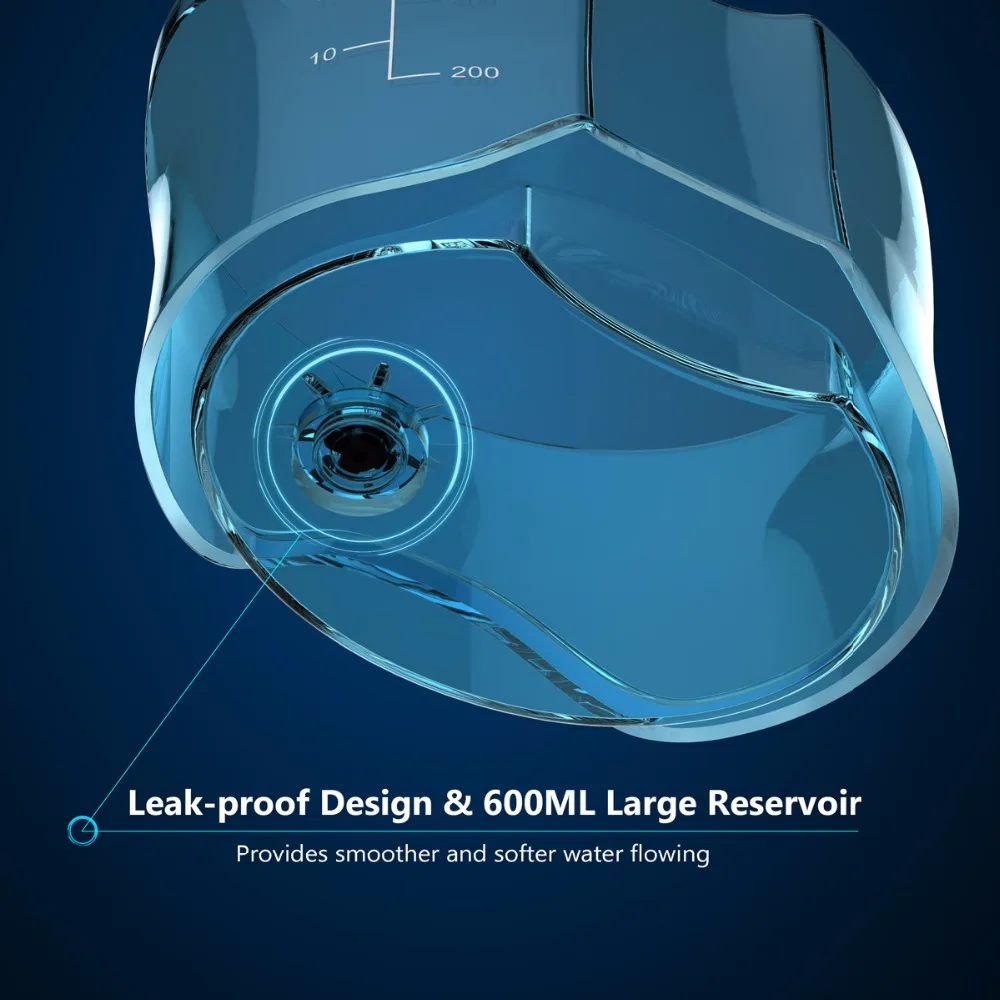 Зубной ирригатор для полости рта ovanni Flosser 7 струй 10 настроек давления 600 мл большой емкости резервуар для воды семейный набор для орошения полости рта