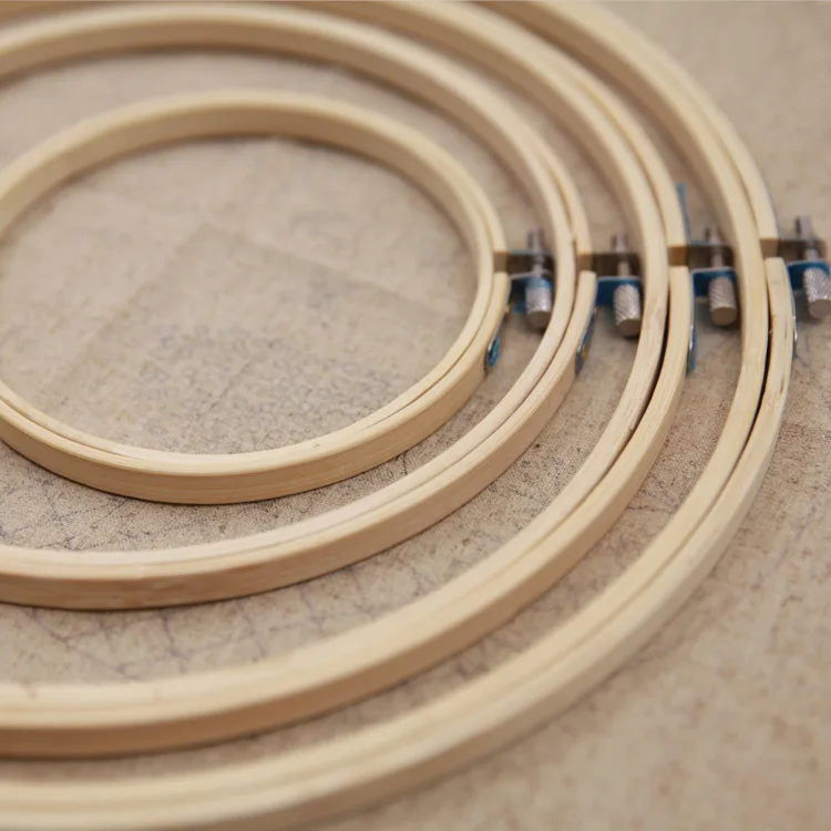 4 размера DIY Needlecraft устройство для вышивки крестом бамбуковая рамка кольцо