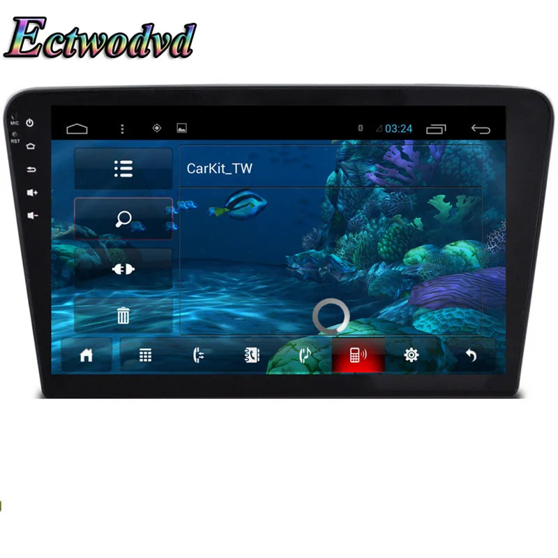Ectwodvd 10 2 дюймов Восьмиядерный Android 8 1 Автомобильная dvd навигационная система Радио
