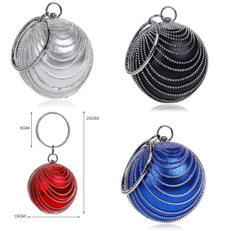 Новое поступление женские вечерние сумки Стразы с кисточками аксессуары ручкой