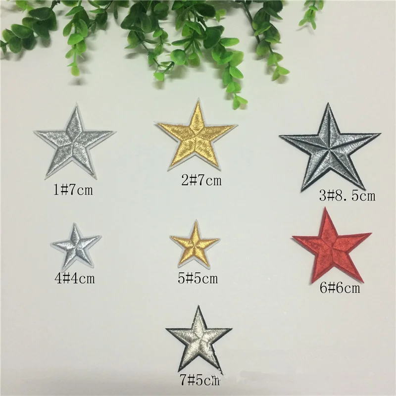 Маленькая звезда вышитые утюжок на мультфильм патчи аппликация для одежды