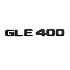 Матовая черная надпись GLE 400 для багажника автомобиля, значок с надписью на заднюю часть багажника, эмблема, наклейка с надписью для Mercedes Benz GLE Class GLE400