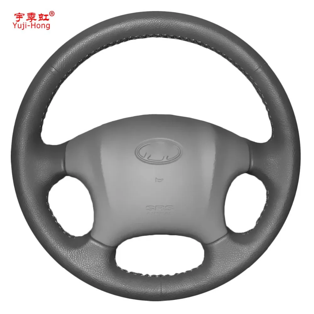 Черный искусственный кожаный чехол Yuji Hong для Hyundai Tucson 2006 2013 прошитый вручную