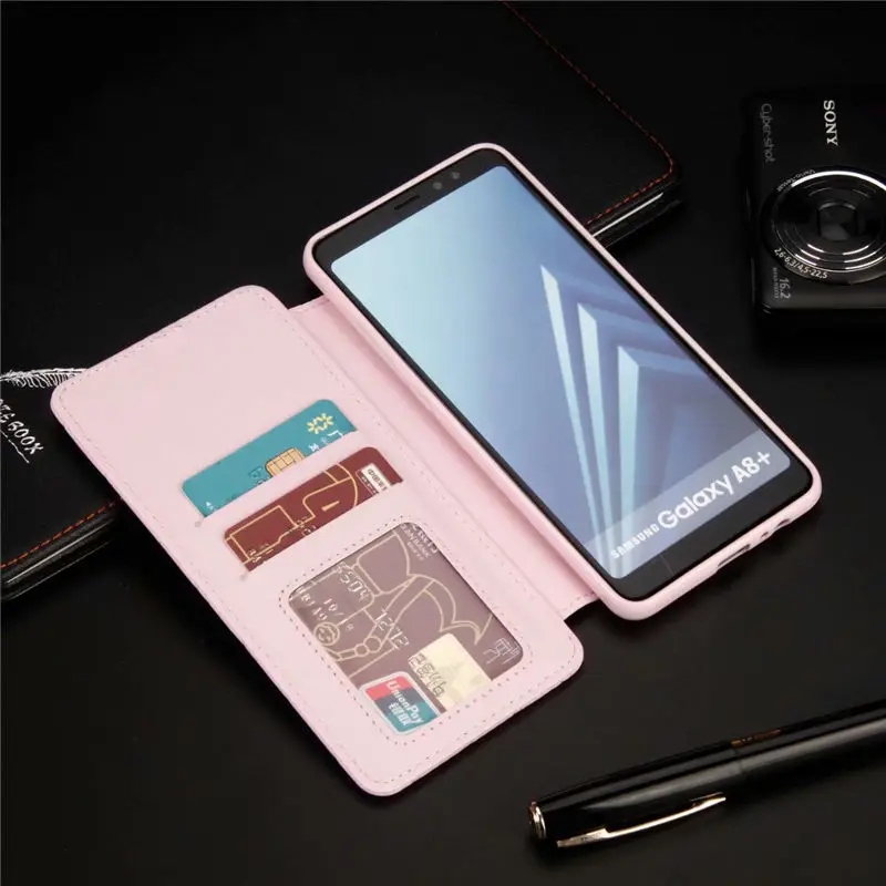 Флип чехол для Samsung Galaxy S10 S10e S9 S8 S7 S6 A7 A8 A6 A5 A3 J3 J5 J7 J4 J6 Plus Note 9 8 кошелек карта