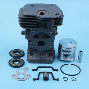 Комплект прокладок поршневого цилиндра 44 мм, кривошипный уплотнитель для Husqvarna 450 Rancher 445 445e, покрытый бензопилой Nikasil, игольчатый подшипник, запасные части