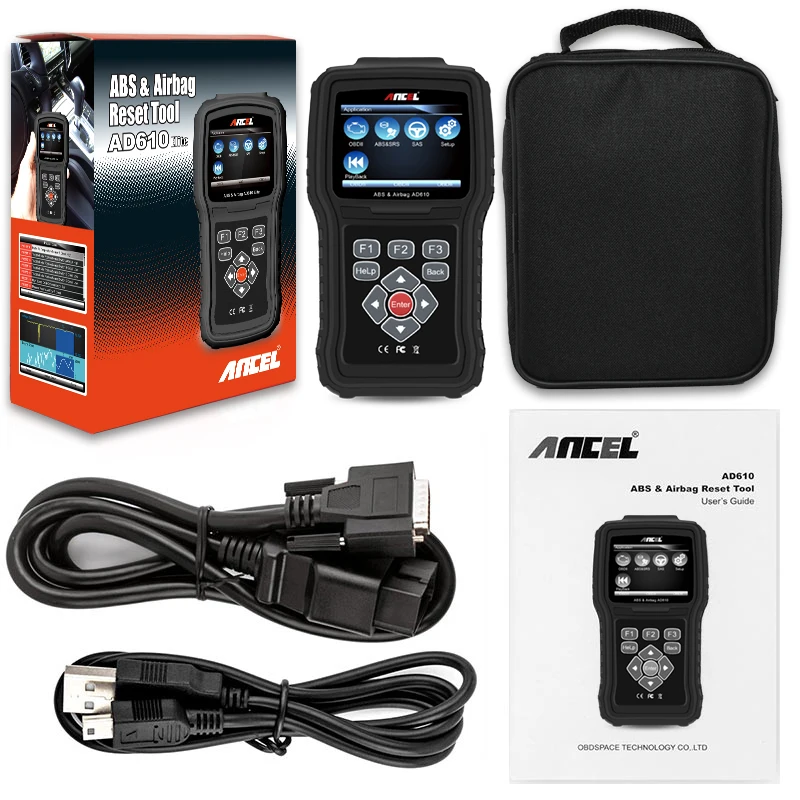 Сканер ANCEL AD610 Elite OBD2 многоязычный диагностический инструмент для сброса данных о