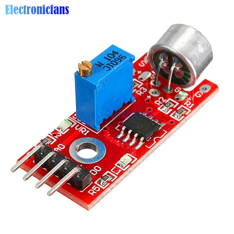 5 шт. Высокочувствительный микрофонный датчик обнаружения модуль для Arduino AVR PIC в