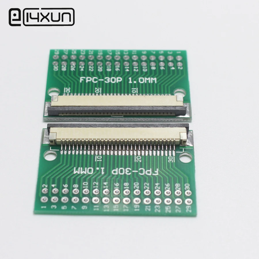 1 шт. 30P FPC адаптер пластина 0 мм шаг 30 Pin Вниз тип ящика штекер до 2 45 плоский кабель