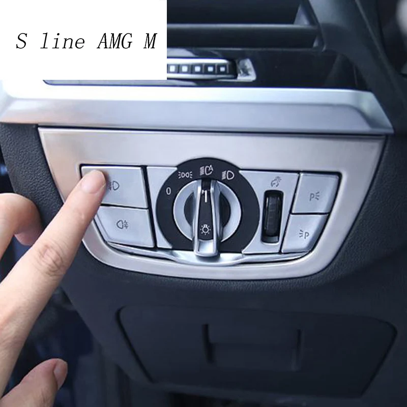 Автомобильный Стайлинг фар переключатель Рамка Кнопки Декоративные Чехлы