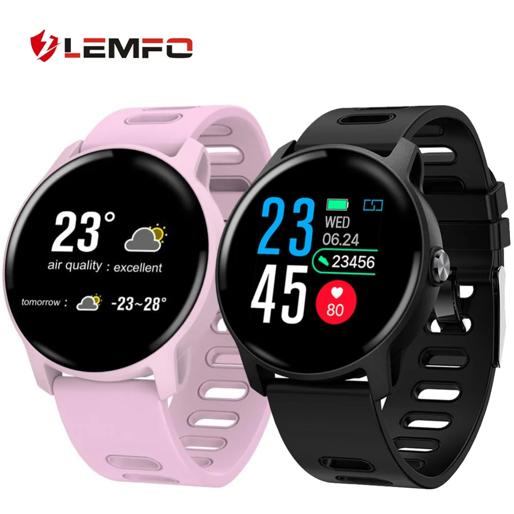 Изогнутые Экран Smartwatch IP68 Водонепроницаемый сердечного ритма крови Давление