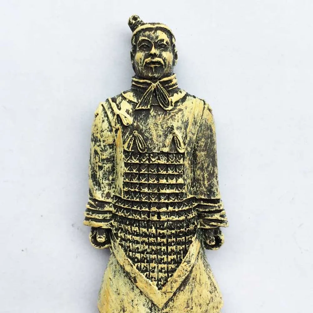 Китай Shanxi Xi'an магниты на холодильник 3D Резина ручная работа терракотовые воины