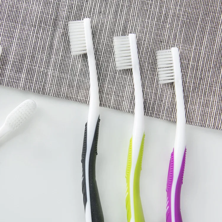 Нескользящая ручка зубная щетка для взрослых сверхтонкая чистки зубов с мехом