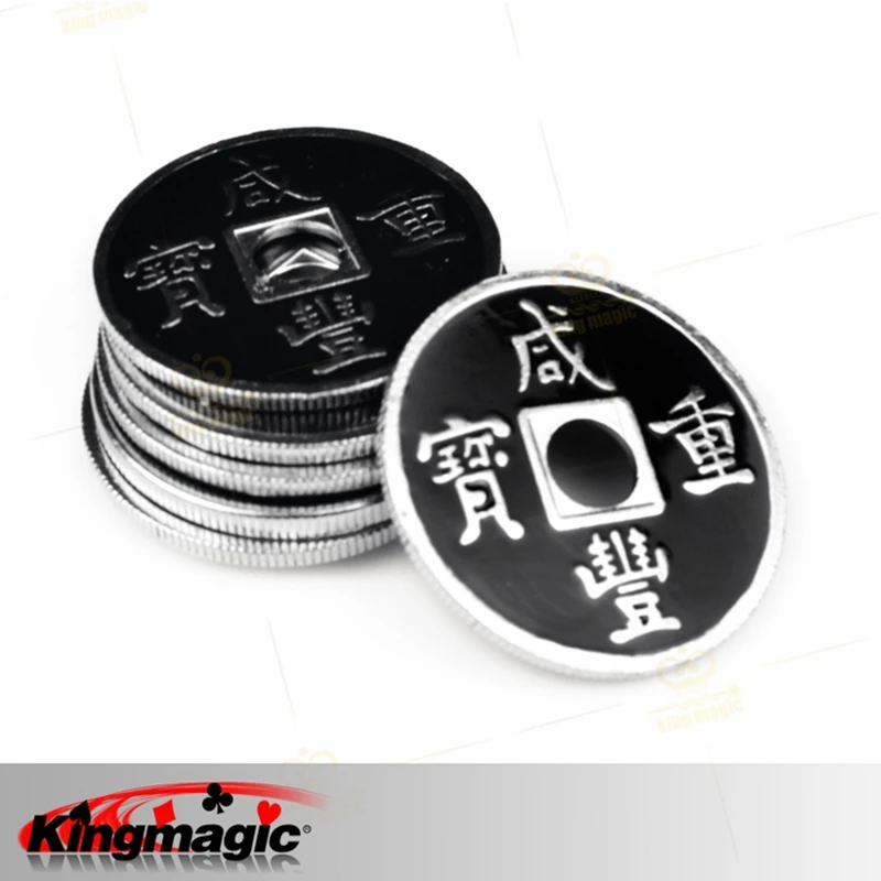 Китайские монеты размером половину доллара США черные старинные волшебные