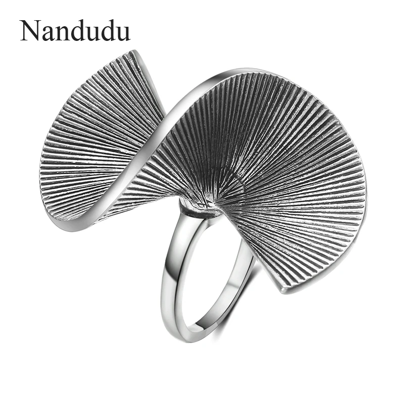 Nandudu новые кольца оригинальной формы в стиле панк для женщин Металлические