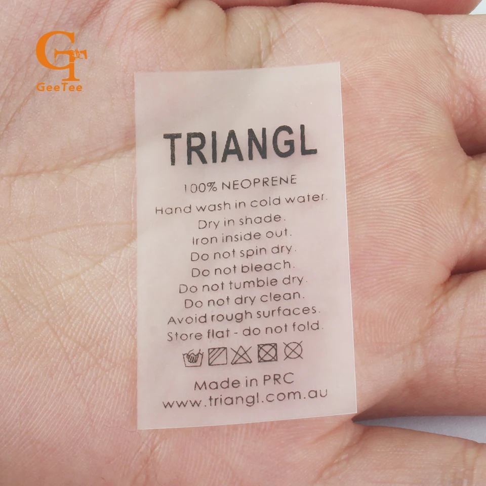 Индивидуальные ярлыки для костюмов из ТПУ с мягким прикосновением кожи