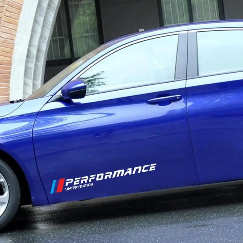 VODOOL 2 шт. стикер для стайлинга автомобиля s M Performance Limited Edition наклейки на боковые