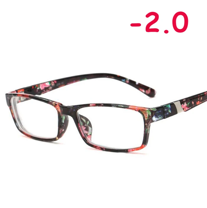 myopia 200 Женская Мужская радиационная защита готовые очки для близорукости с градусами короткие очки для коррекции зрения-1-1,5-2-2,5-3-3,5-4 до-6,0 - Цвет оправы: myopia 200
