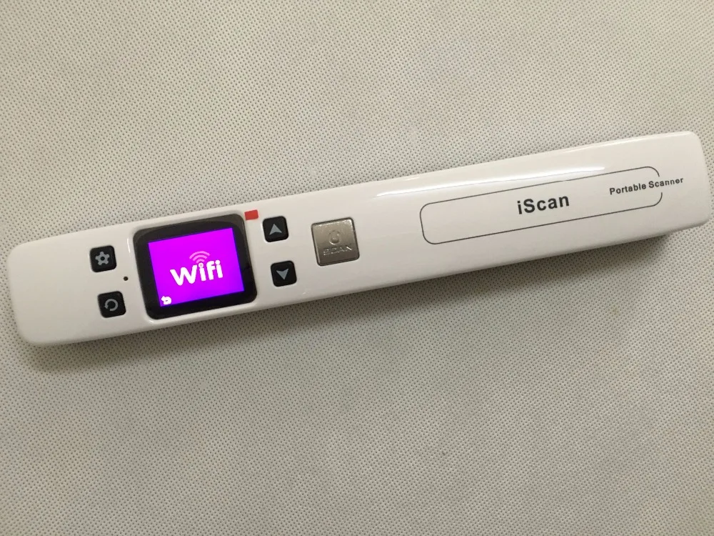 

iScan Wireless Wifi Portable Digital Scanner 1050DPI Handyscan Document Photo Receipts Books Double JPG / PDF Format TF Card