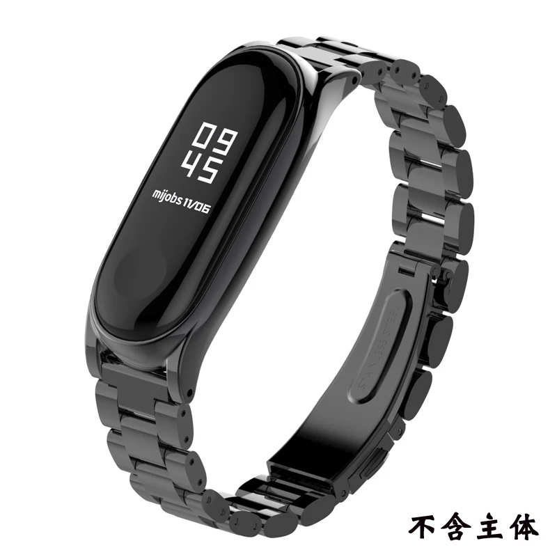 

Metal Strap For Xiaomi Mi Band 3 Strap Screwless Stainless Steel Bracelet Wristband Replace Accessories For Mi Band 3