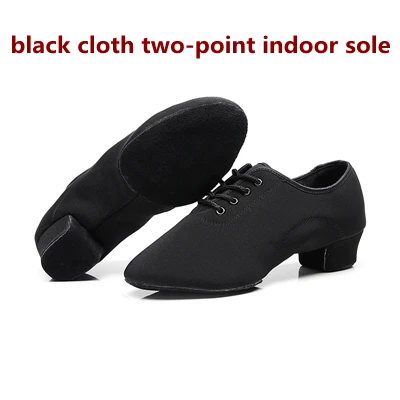 cloth 2-point indoor WUUQAO, обувь для взрослых, детская обувь для латинских танцев, мужская и женская обувь для джаза, обувь для занятий танцами, ткань Оксфорд и воловья кожа - Цвет: cloth 2-point indoor