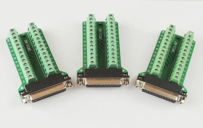 

3 шт./лот Бесплатная доставка DB25 Разъем 25 Pin порт сигналы коммутационная плата Винтовые клеммы адаптер пластина
