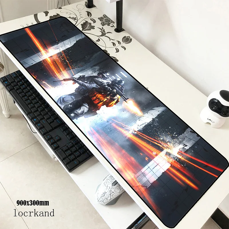 Коврик для мыши игровой толщина 900x300x3 мм большой коврик с клавиатурой Новое