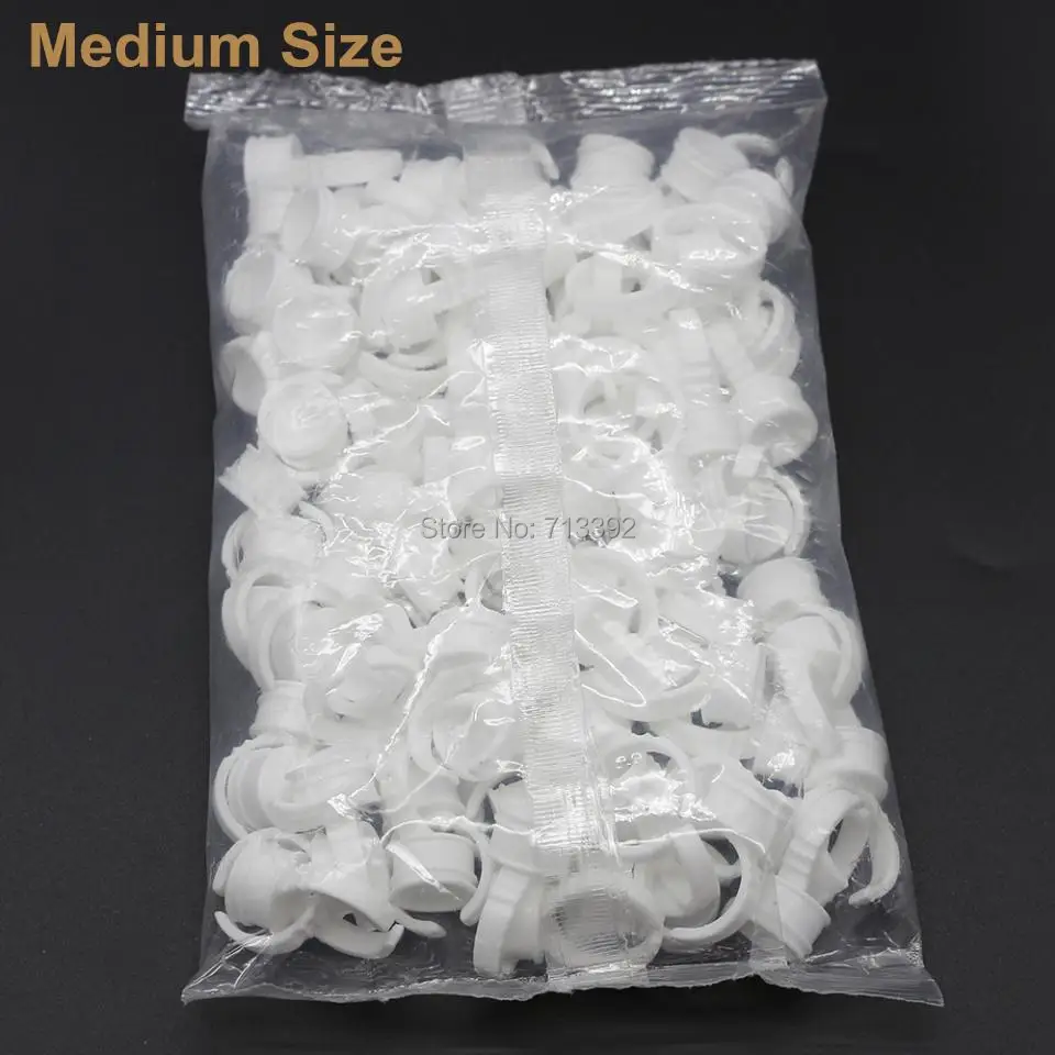

200 Bags 100pc/bag Medium Size Disposable Pigment Ring Cups Plastic Tattoo Ink Cups For Permanent Makeup
