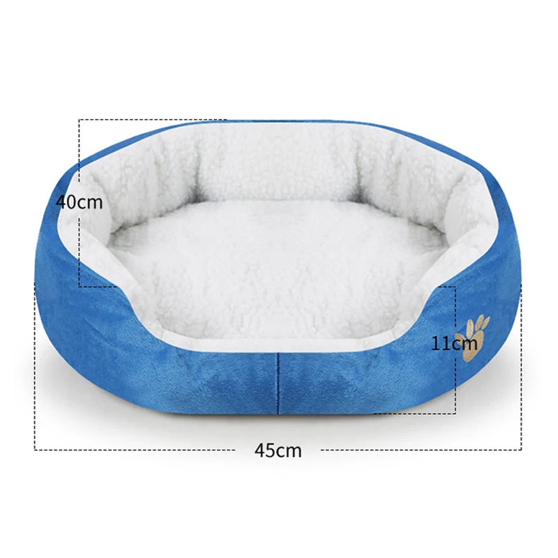 Кровати для маленьких собак мягкая теплая собачья питомник зимняя кровать