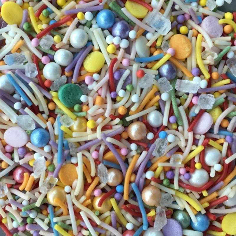 Импортный сырой лед сливочный хлеб печенье запеченный жемчуг желе многоцветный