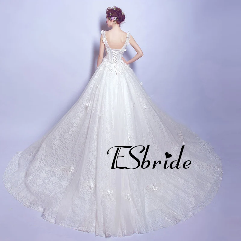 Vestido De Noiva 2017 Robe Mariage New summer Sexy V neck beaded Lace Beach A-Line Wedding Dress Bridal Gowns | Свадьбы и торжества