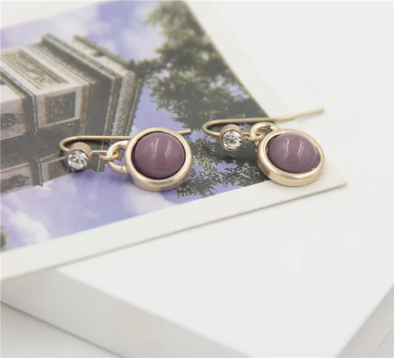 LBS минималистичные геометрические купольные серьги для женщин модные ювелирные