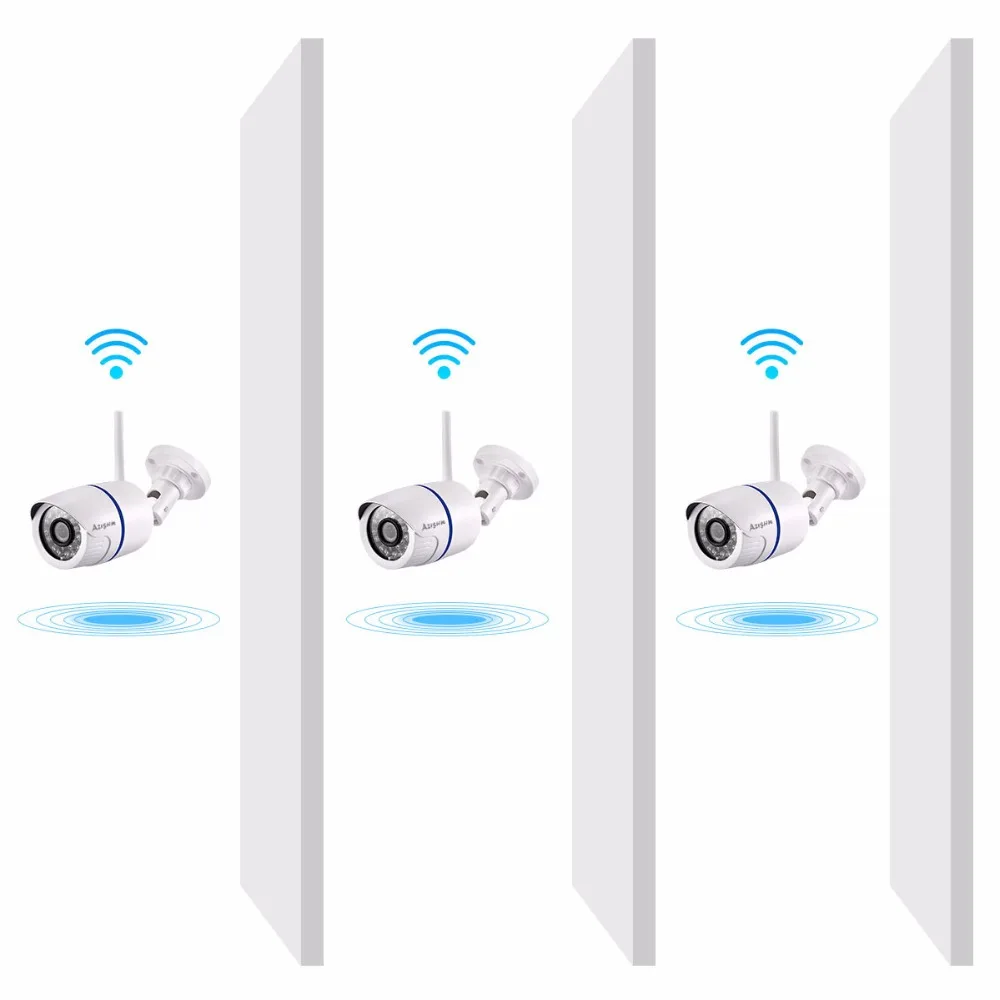AZISHN Wifi IP камера 720P 960P 1080P Безопасность Аудио запись CCTV беспроводная Проводная